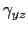 $\displaystyle \gamma_{yz}$