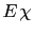 $ E\hspace{0.5mm}\chi$