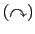 $\displaystyle \left(\curvearrowright\right)$