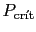 $ P_{\text{cr\'{\i}t}}$