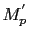 $ M_p^{'}$