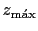$ z_{\text{m\'{a}x}}$